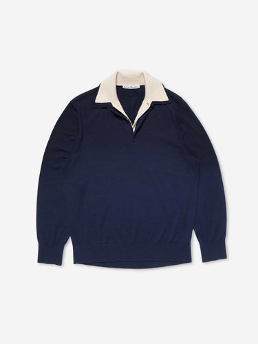 Acne Studios Mujer Barcelona Polo Punto Capas color Azul Marino sku 711-003541 01 - Foto 1