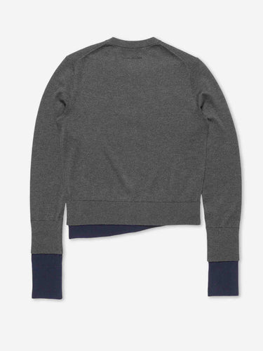 Acne Studios Mujer Barcelona Cárdigan Doble Capa color Gris sku 711-003544 01 - Foto 2