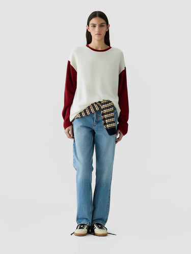 Guest in Residence Mujer Barcelona Jersey Oversized Cuello Redondo color Marfil sku 711-003552 01 - Foto 2
