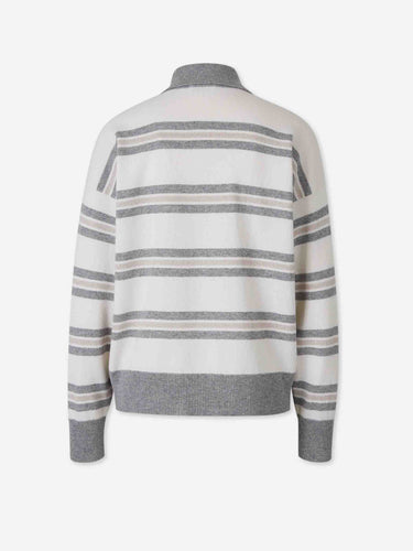 Peserico Mujer Barcelona Jersey Cuello Polo color Gris Claro sku 711-003560 01 - Foto 2
