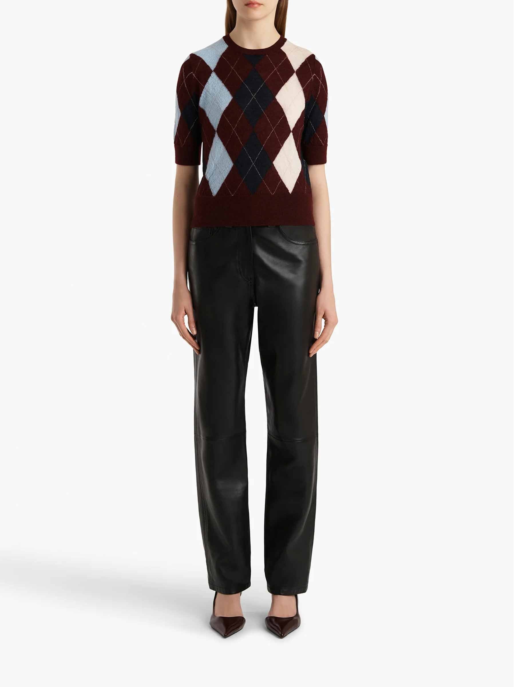 Khaite Mujer Barcelona Jersey Punto Anders color Burdeos sku 712-000558 01 - Foto 2