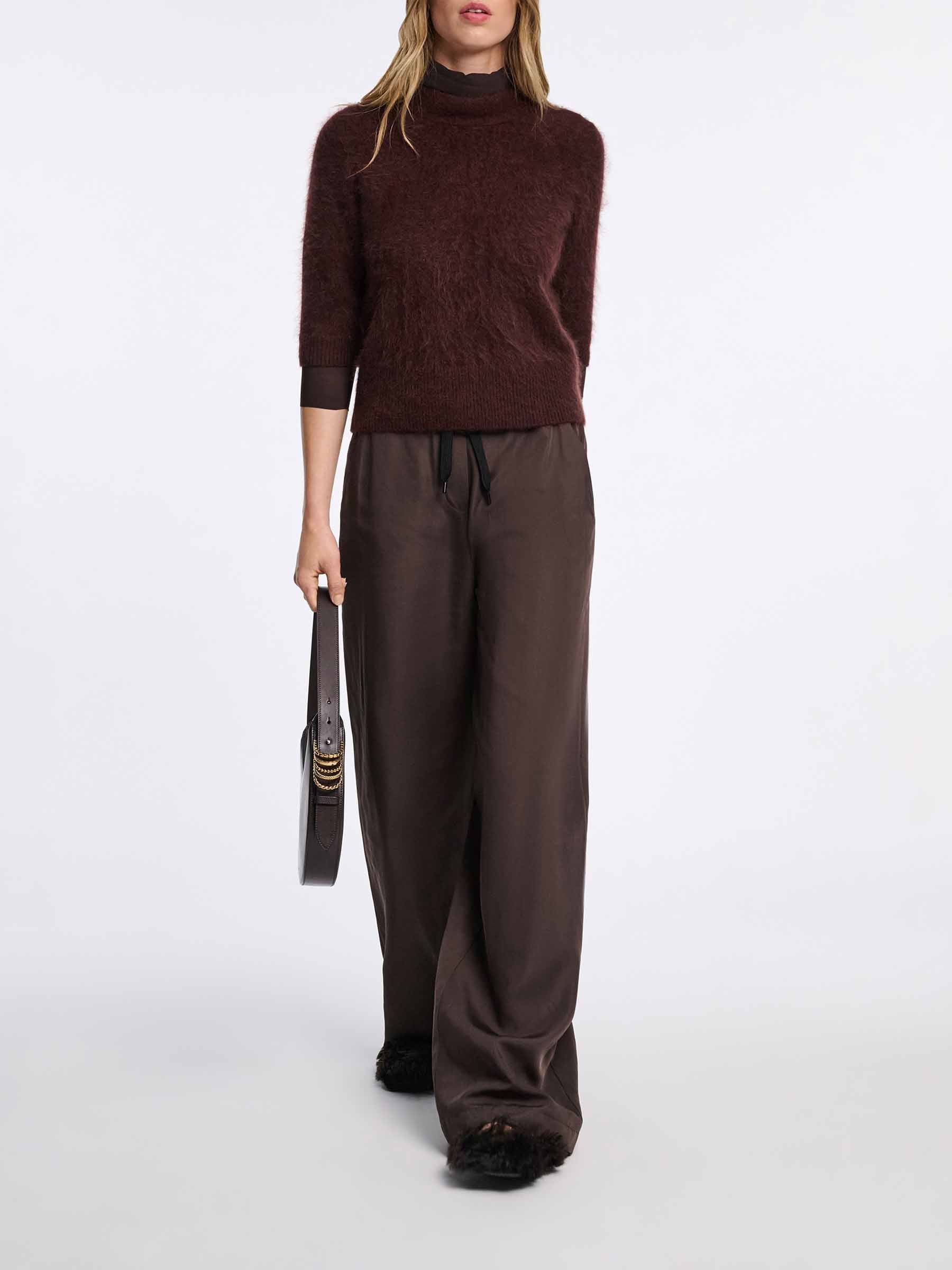 Dorothee Schumacher Mujer Barcelona Jersey Cuello Alto color Marrón Oscuro sku 712-000559 01 - Foto 2