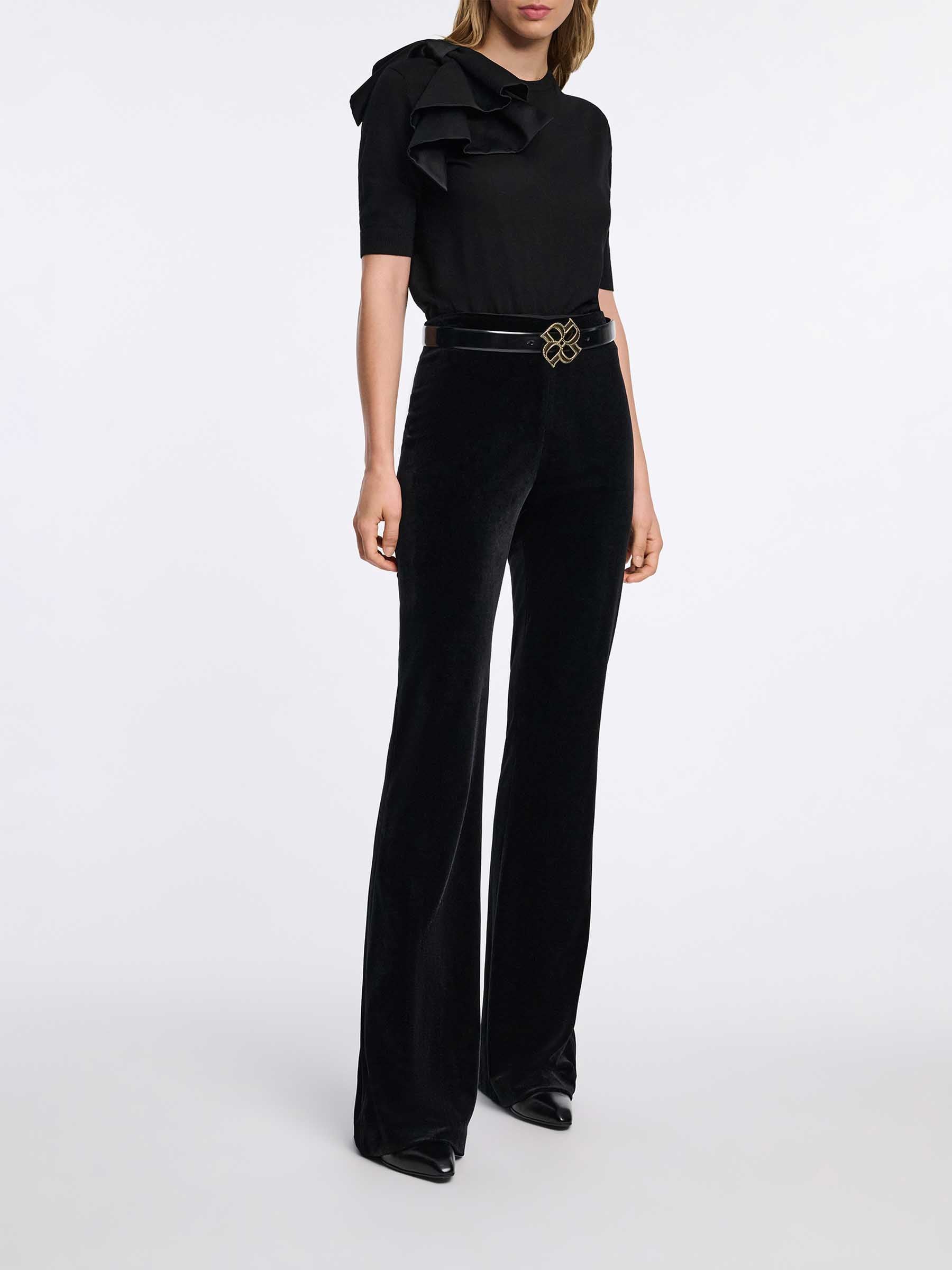 Dorothee Schumacher Mujer Barcelona Jersey Lazo Lana color Negro sku 712-000560 01 - Foto 2