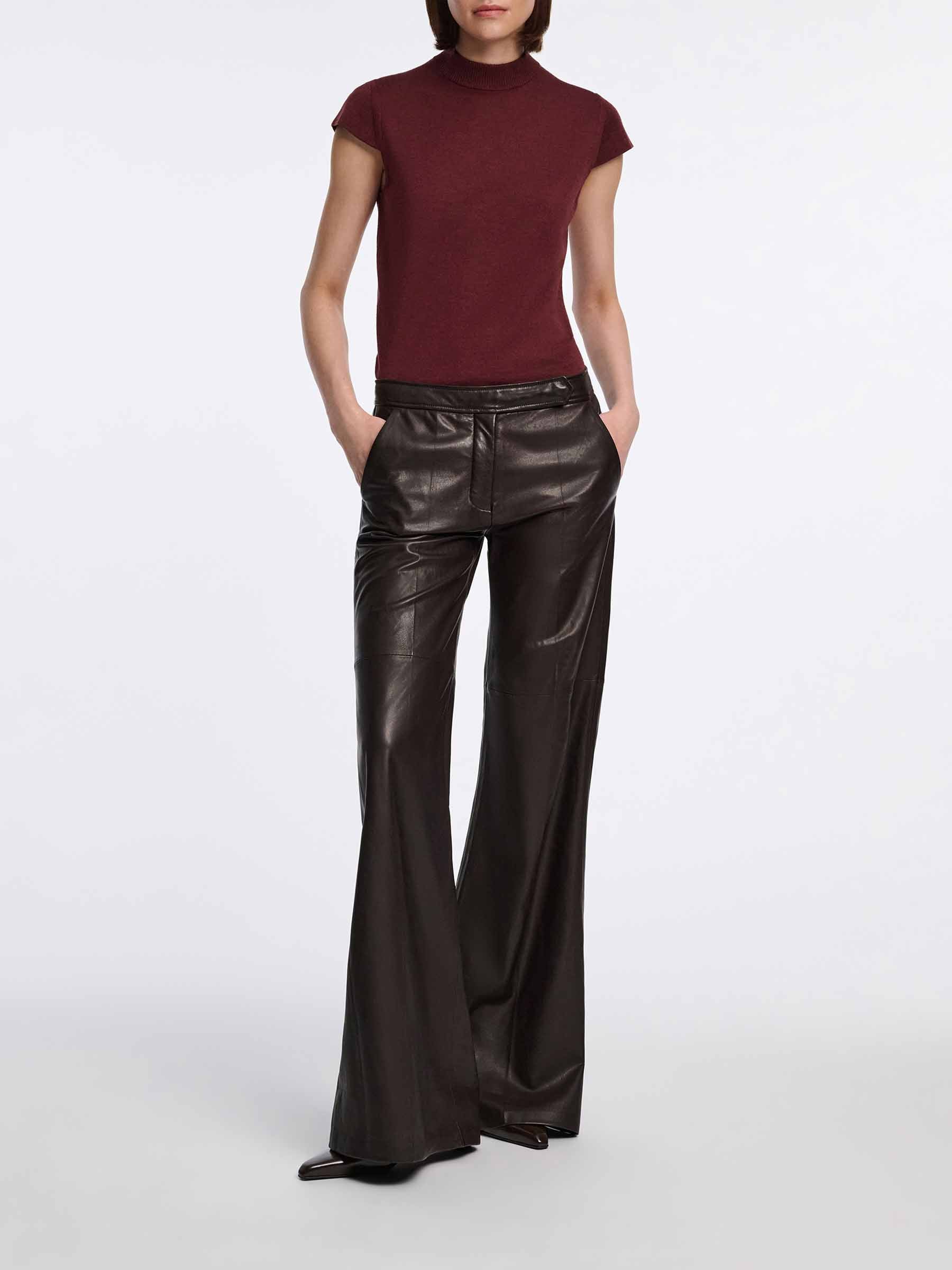 Dorothee Schumacher Mujer Barcelona Top Punto Lana color Burdeos sku 712-000561 01 - Foto 2