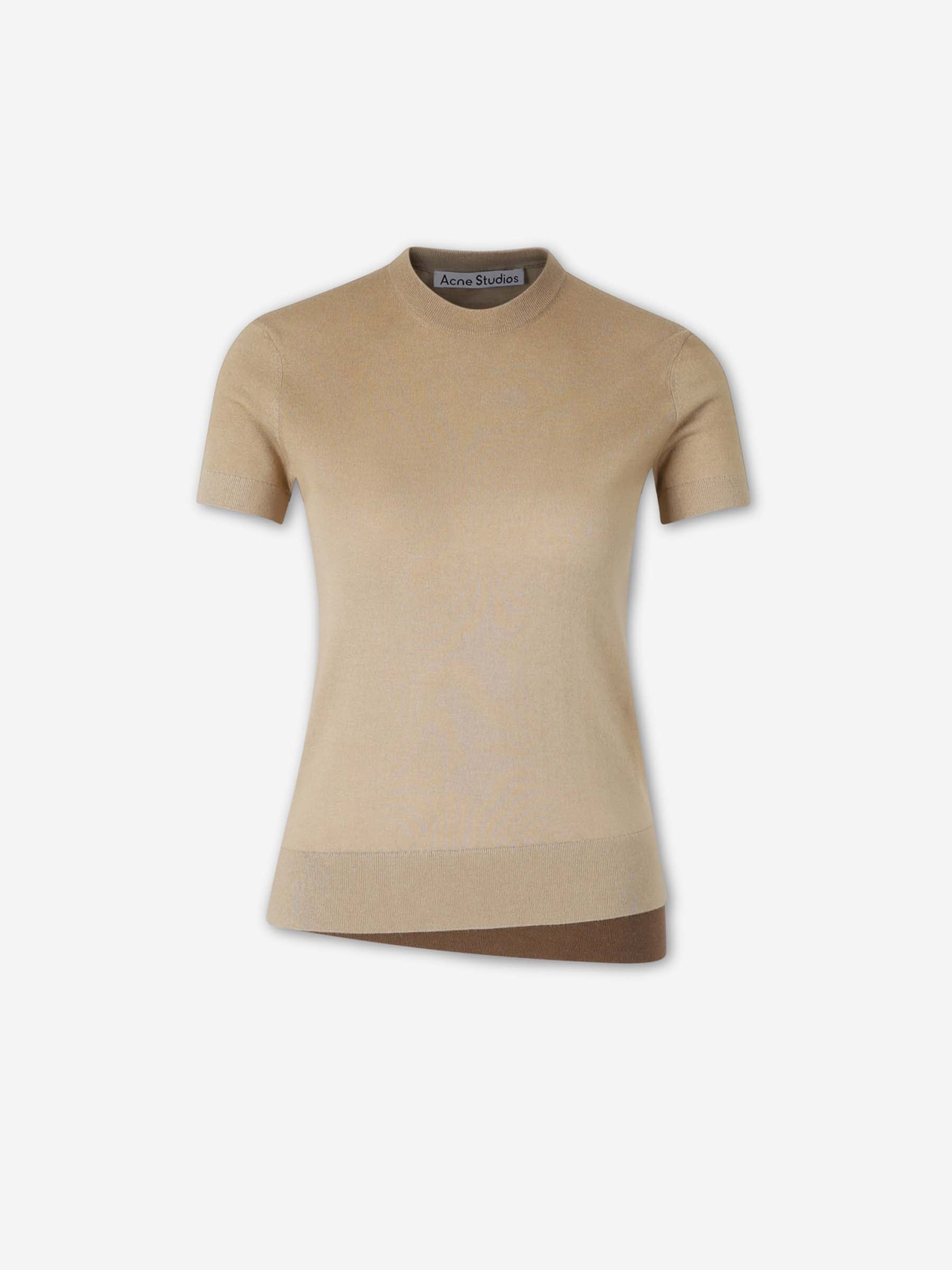 Acne Studios Mujer Barcelona Jersey Cuello Redondo color Camel sku 712-000562 01 - Foto 1