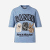 Ganni Mujer Barcelona Jersey Animales Punto color Azul Celeste sku 712-000566 01 - Foto 1