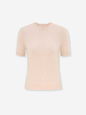 Zimmermann Mujer Barcelona Jersey Punto Perlas color Beige sku 712-000574 01 - Foto 1