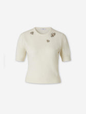 Erdem Mujer Barcelona Top Punto Bordado color Marfil sku 712-000578 01 - Foto 1
