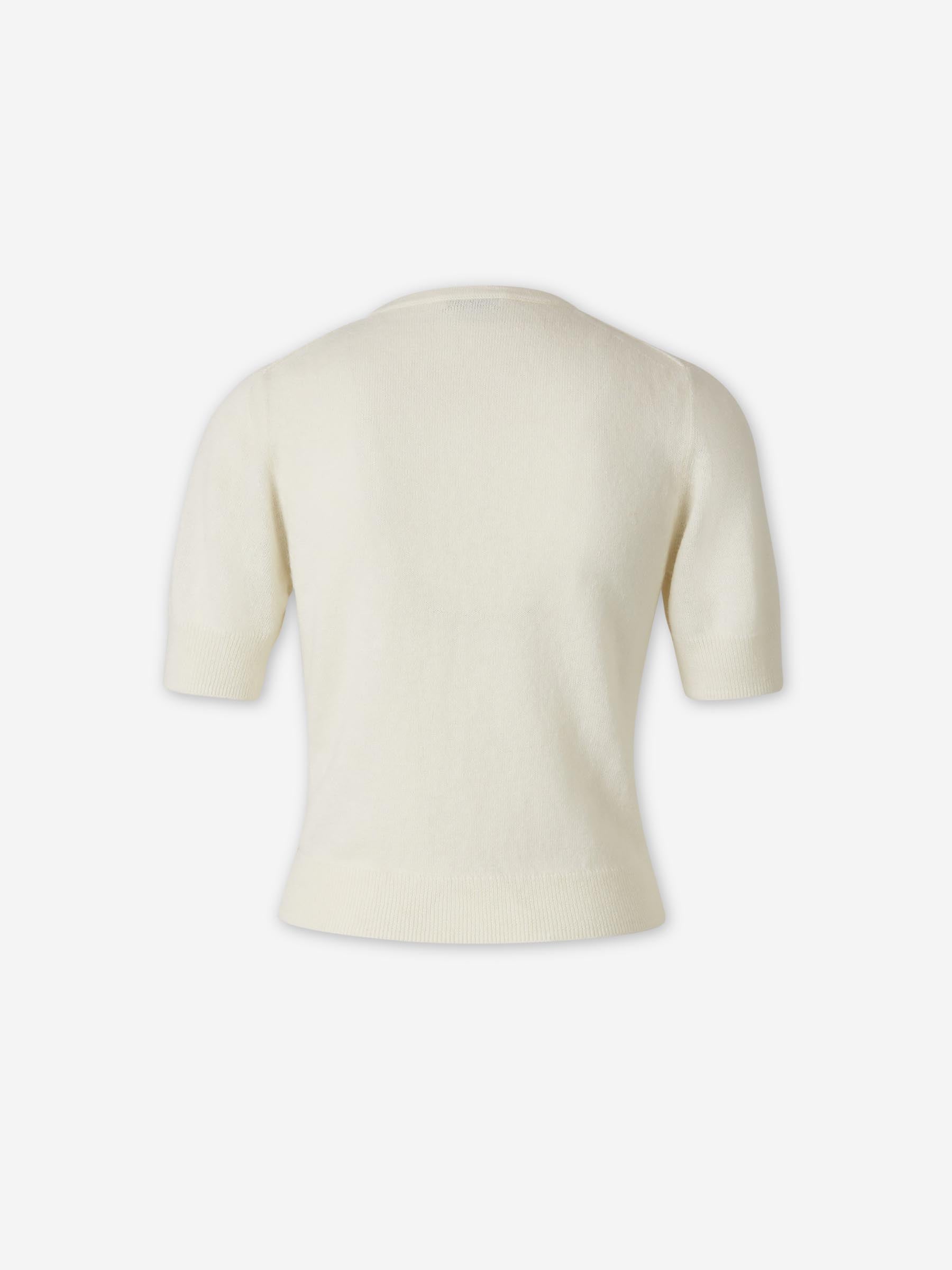 Erdem Mujer Barcelona Top Punto Bordado color Marfil sku 712-000578 01 - Foto 2