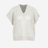 Peserico Mujer Barcelona Jersey Punto Lino color Crema sku 712-000580 01 - Foto 1