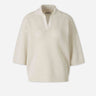 Peserico Mujer Barcelona Polo Punto Algodón color Crema sku 712-000581 01 - Foto 1
