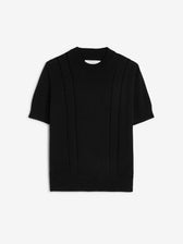 Jil Sander Mujer Barcelona Camiseta Algodón Pointelle color Negro sku 712-000583 01 - Foto 1