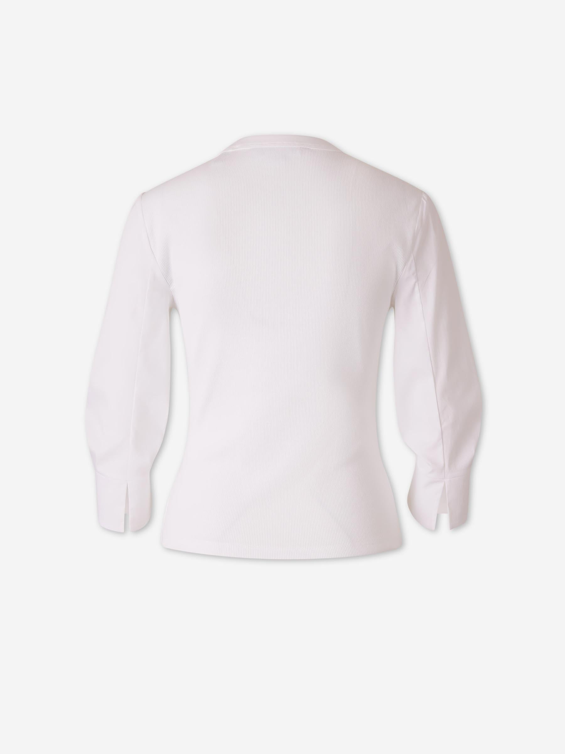 Veronica Beard Mujer Barcelona Camiseta Cuello Redondo color Blanco sku 712-000585 01 - Foto 2