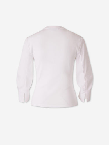 Veronica Beard Mujer Barcelona Camiseta Cuello Redondo color Blanco sku 712-000585 01 - Foto 2