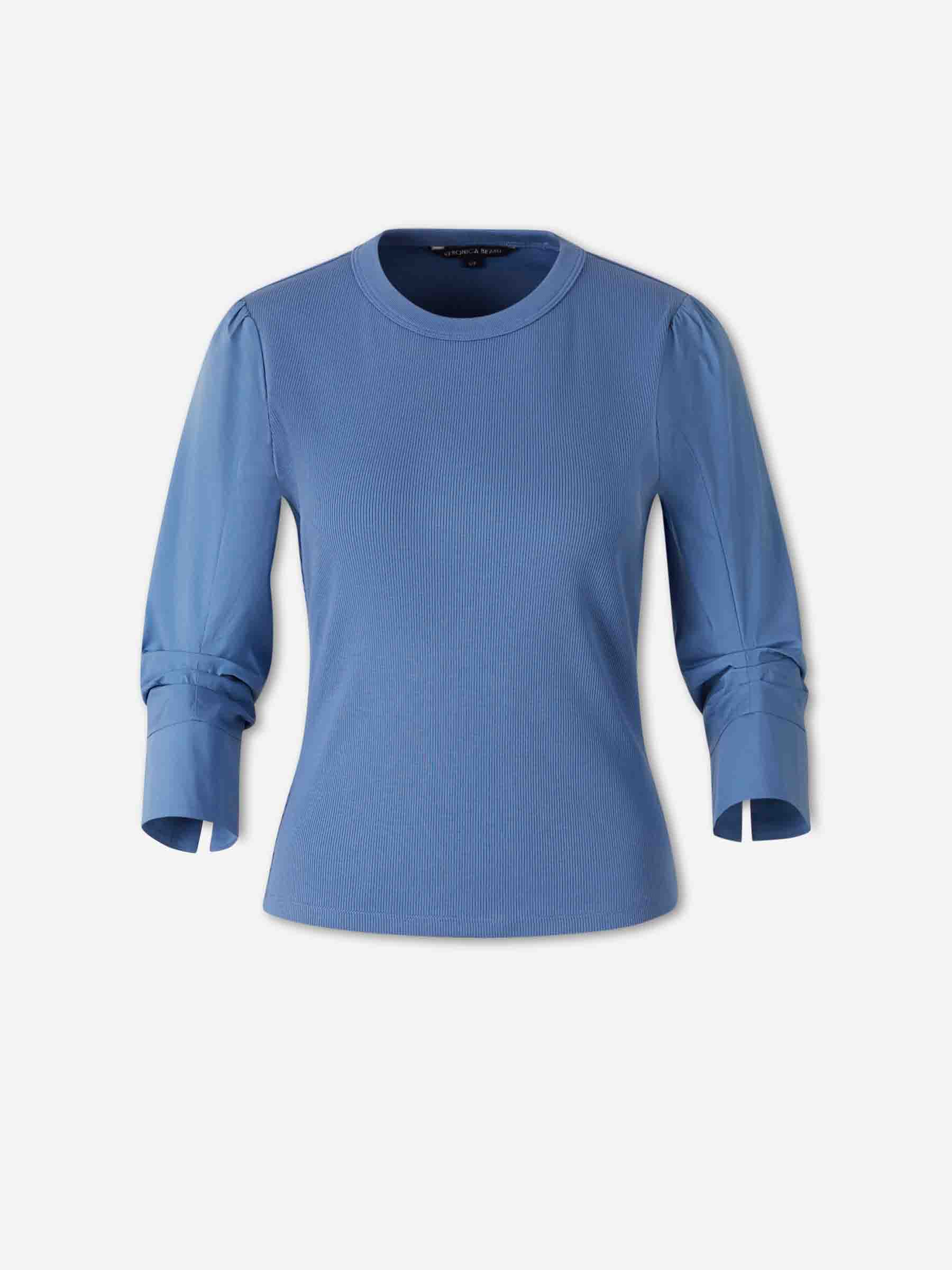 Veronica Beard Mujer Barcelona Camiseta Cuello Redondo color Azul sku 712-000585 02 - Foto 1