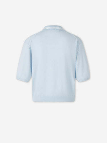 Dorothee Schumacher Mujer Barcelona Polo Manga Corta color Azul Celeste sku 712-000589 01 - Foto 2