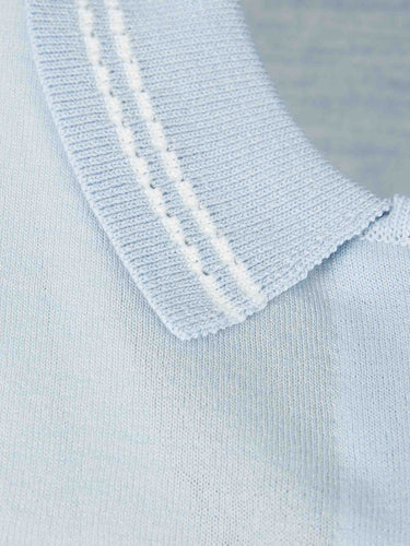 Dorothee Schumacher Mujer Barcelona Polo Manga Corta color Azul Celeste sku 712-000589 01 - Foto 4