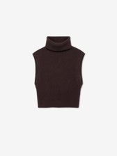Simkhai Mujer Barcelona Chaleco Cuello Alto Maple color Marrón Oscuro sku 712-000596 01 - Foto 1