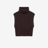 Simkhai Mujer Barcelona Chaleco Cuello Alto Maple color Marrón Oscuro sku 712-000596 01 - Foto 1
