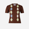 Ganni Mujer Barcelona Camiseta Punto color Marrón sku 712-000602 01 - Foto 1