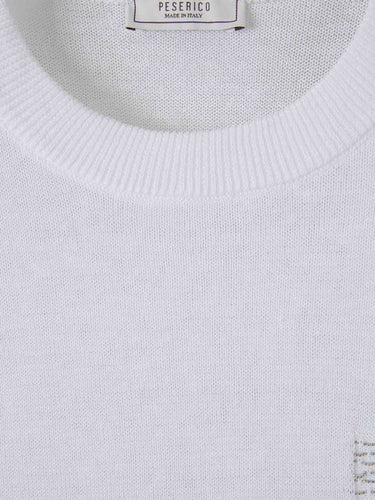 Peserico Mujer Barcelona Camiseta Puto color Blanco sku 712-000604 01 - Foto 3