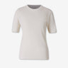 Peserico Mujer Barcelona Camiseta Canalé Satinada color Beige sku 712-000607 01 - Foto 1