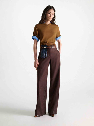 Dorothee Schumacher Mujer Barcelona Jersey Capas Lana color Marrón sku 712-000609 01 - Foto 2
