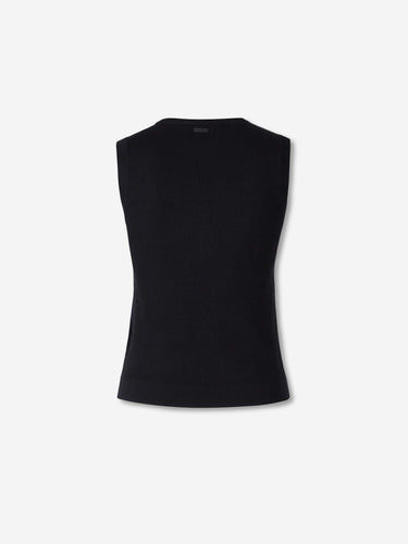Max Mara Mujer Barcelona Camiseta Punto Fino color Azul Noche sku 712-000612 01 - Foto 2