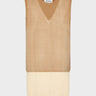 Maison Margiela Mujer Barcelona Chaleco Doble Capa color Camel sku 712-000613 01 - Foto 1
