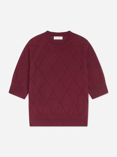 Dries Van Noten Mujer Barcelona Jersey Manga Corta color Burdeos sku 712-000616 01 - Foto 1