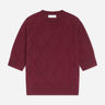 Dries Van Noten Mujer Barcelona Jersey Manga Corta color Burdeos sku 712-000616 01 - Foto 1