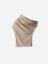 Staud Mujer Barcelona Top Asimétrico Mabel color Beige sku 712-000618 01 - Foto 1