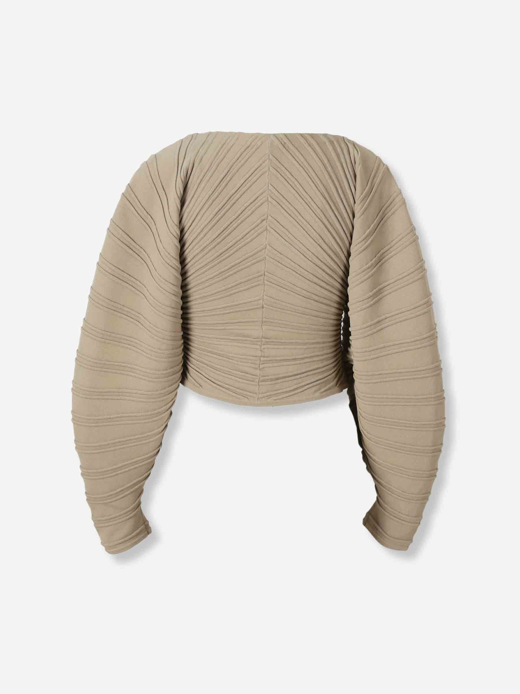 Cult Gaia Mujer Barcelona Cárdigan Punto Blair color Beige sku 713-000351 01 - Foto 2
