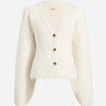 Khaite Mujer Barcelona Cárdigan Punto Cashmere color Marfil sku 713-000362 01 - Foto 1
