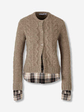 Acne Studios Mujer Barcelona Cárdigan Punto Capas color Beige sku 713-000367 01 - Foto 1