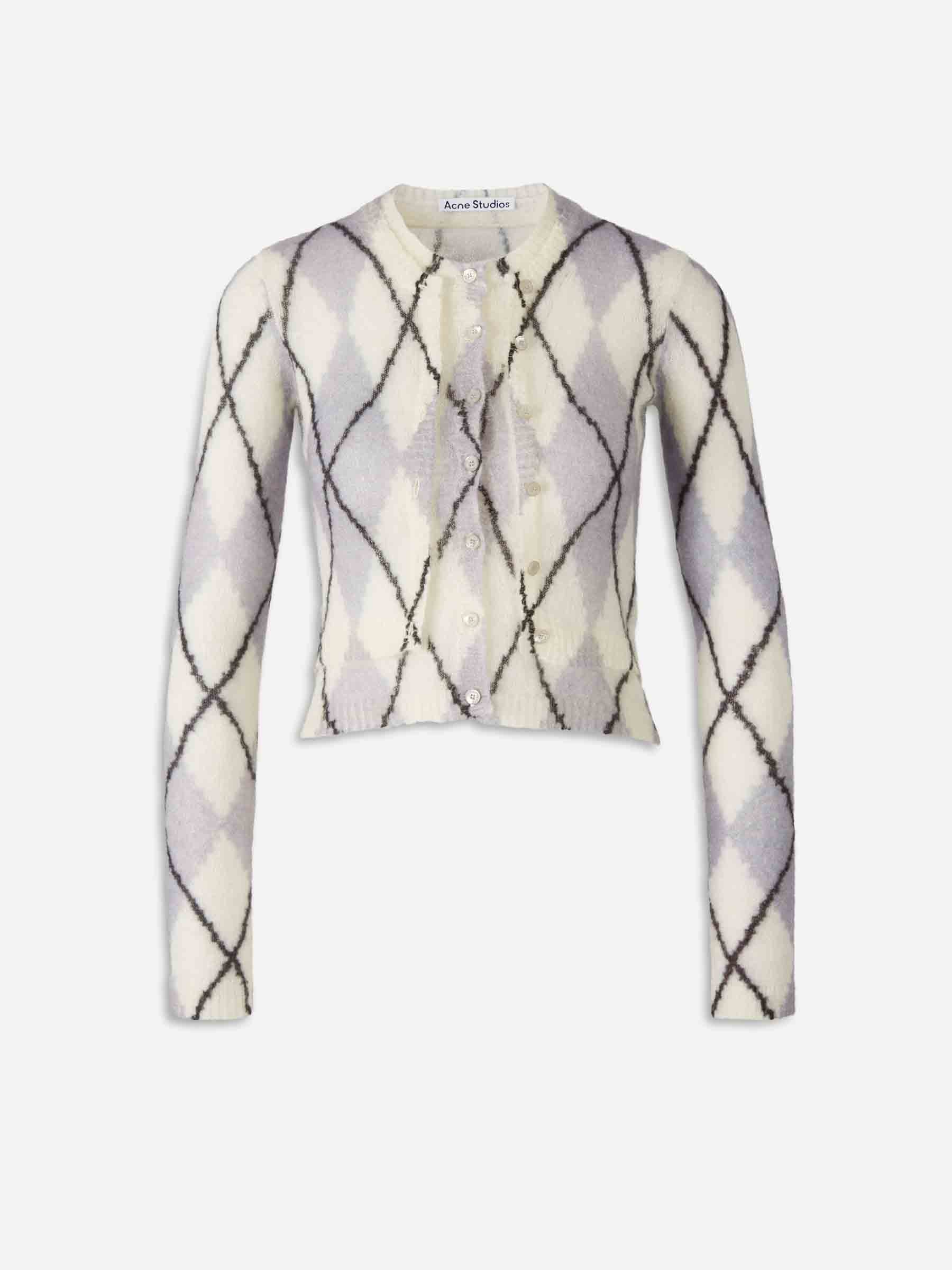 Acne Studios Mujer Barcelona Cárdigan Mohair color Lila sku 713-000369 01 - Foto 1