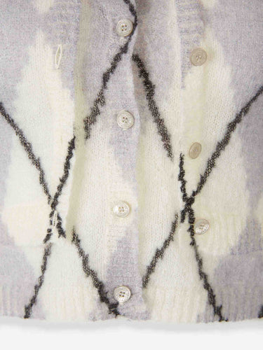 Acne Studios Mujer Barcelona Cárdigan Mohair color Lila sku 713-000369 01 - Foto 4