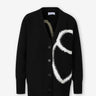 Off-White Mujer Barcelona Cárdigan Punto Lana color Negro sku 713-000376 01 - Foto 1