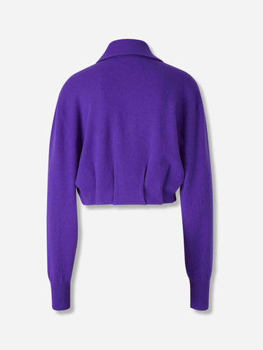 Dries Van Noten Mujer Barcelona Cárdigan Punto Cachemira color Violeta sku 713-000377 01 - Foto 2