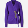 Dries Van Noten Mujer Barcelona Cárdigan Punto Joya color Violeta sku 713-000378 01 - Foto 1
