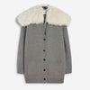 Jil Sander Mujer Barcelona Cárdigan Punto Lana color Gris Piedra sku 713-000379 01 - Foto 1