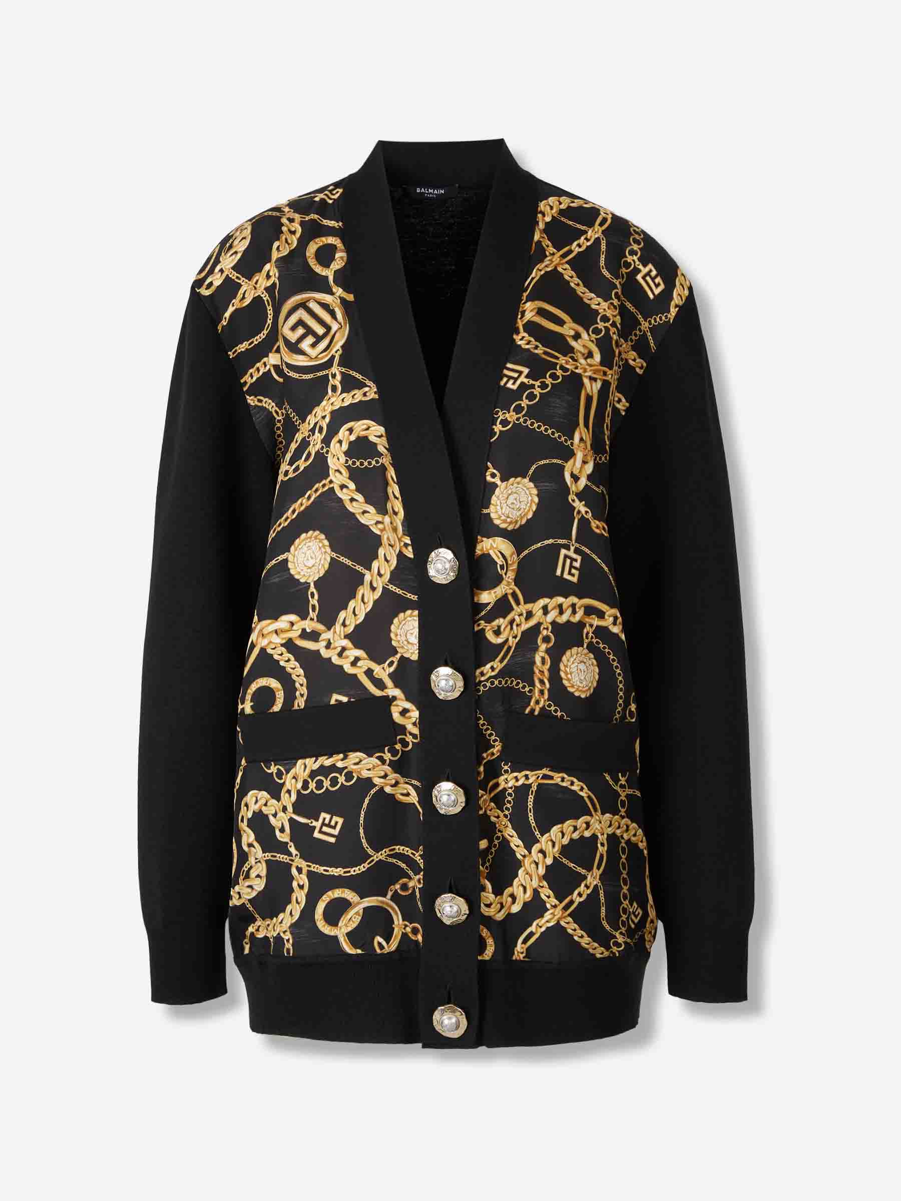 Balmain Mujer Barcelona Cárdigan Cadena color Negro sku 713-000381 01 - Foto 1