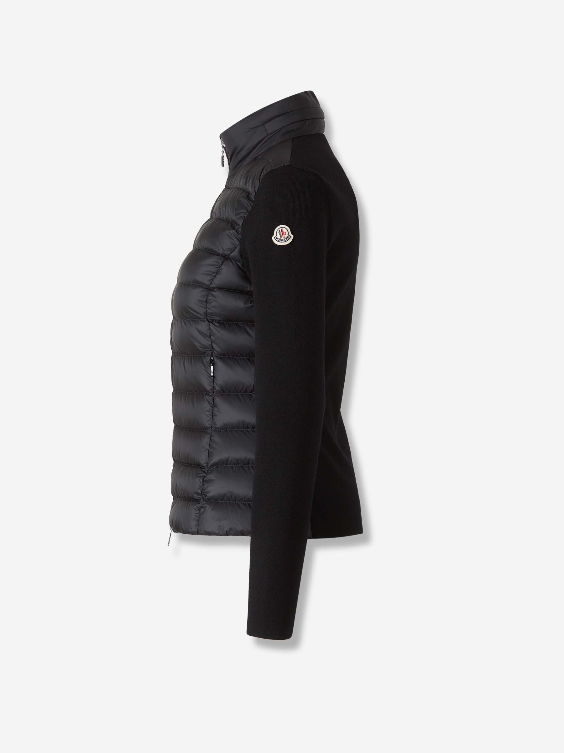 Moncler Mujer Barcelona Cárdigan Acolchado Cremallera color Negro sku 713-000383 02 - Foto 2