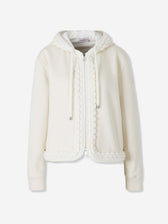 Moncler Mujer Barcelona Sudadera Capucha Cremallera color Crema sku 713-000385 01 - Foto 1