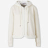 Moncler Mujer Barcelona Sudadera Capucha Cremallera color Crema sku 713-000385 01 - Foto 1