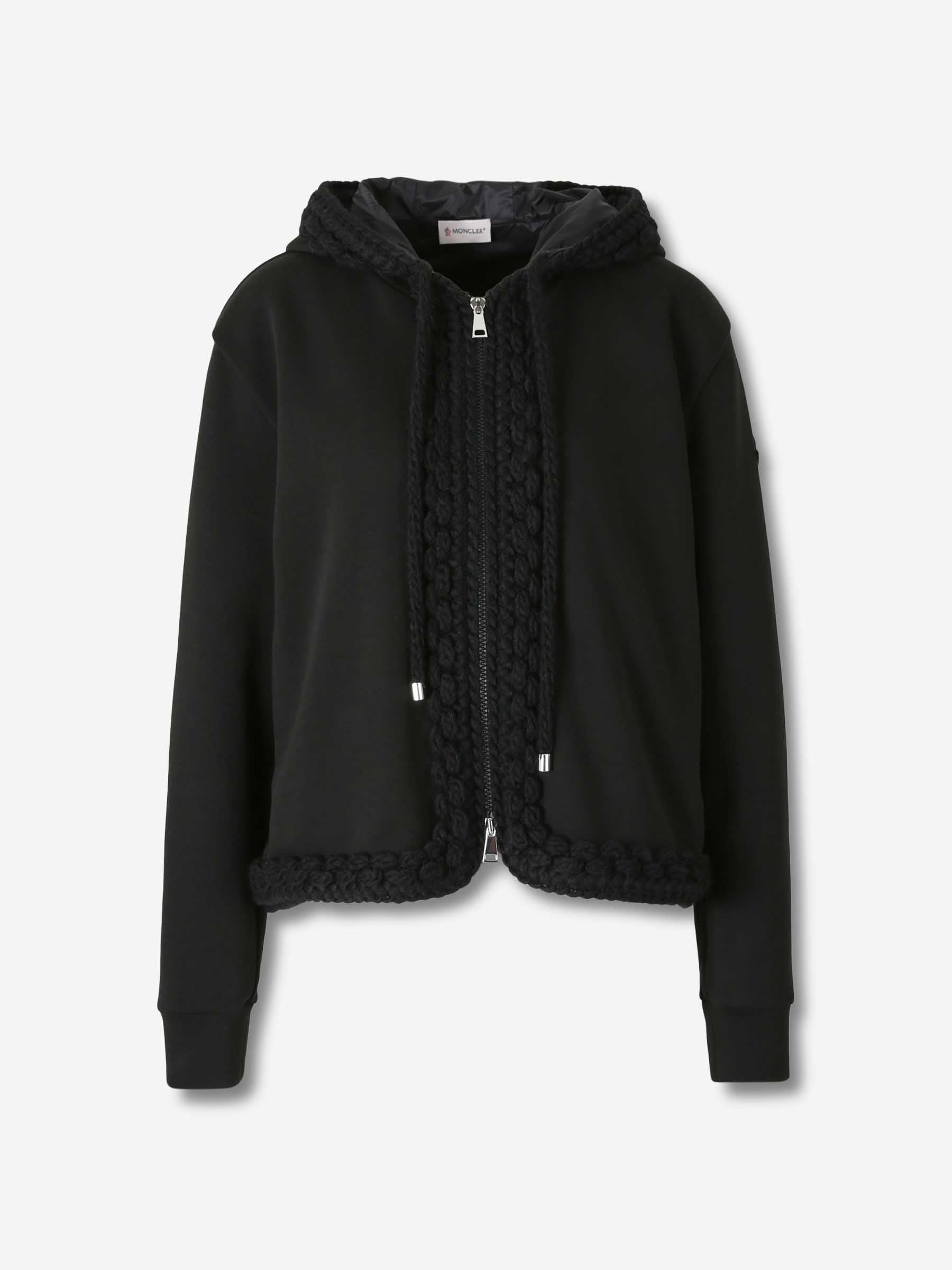 Moncler Mujer Barcelona Sudadera Capucha Cremallera color Negro sku 713-000385 02 - Foto 1