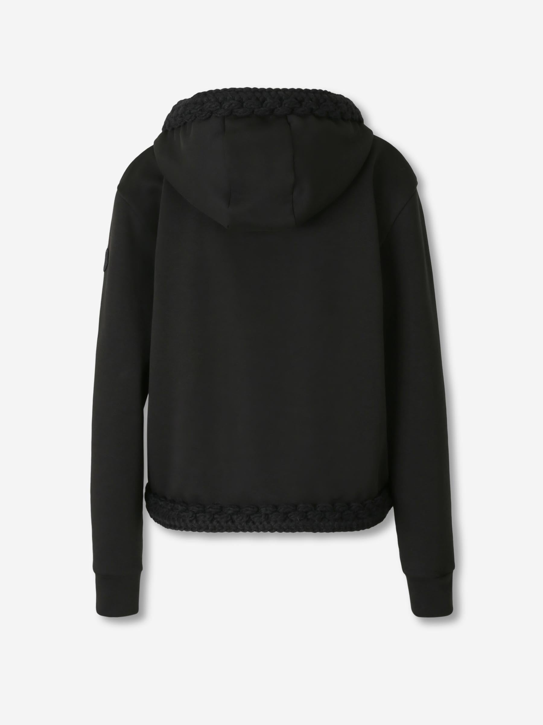 Moncler Mujer Barcelona Sudadera Capucha Cremallera color Negro sku 713-000385 02 - Foto 2
