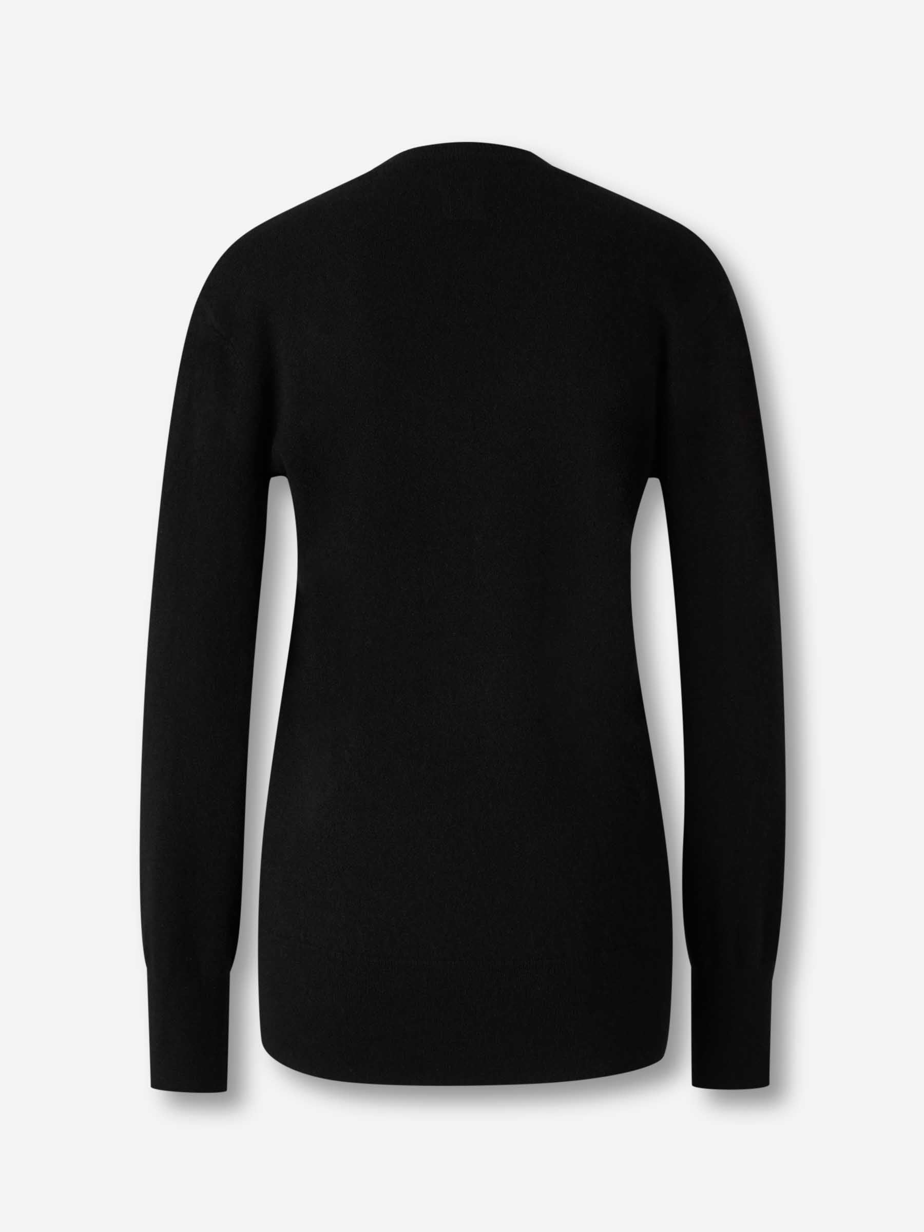 TOTEME Mujer Barcelona Jersey Cuello Pico color Negro sku 713-000388 01 - Foto 2