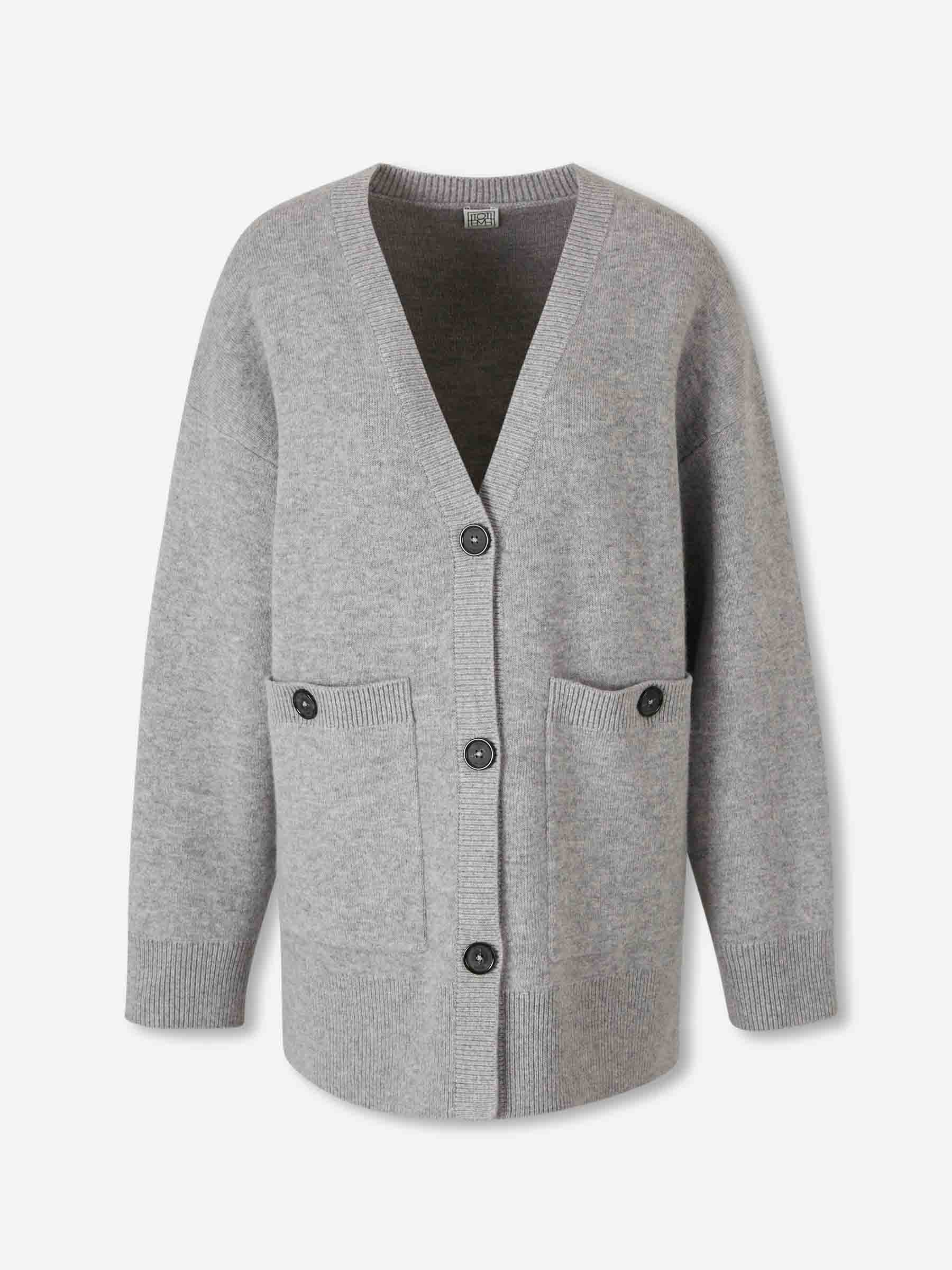 TOTEME Mujer Barcelona Cárdigan Punto Largo color Gris sku 713-000389 01 - Foto 1