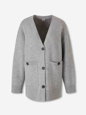 TOTEME Mujer Barcelona Cárdigan Punto Largo color Gris sku 713-000389 01 - Foto 1